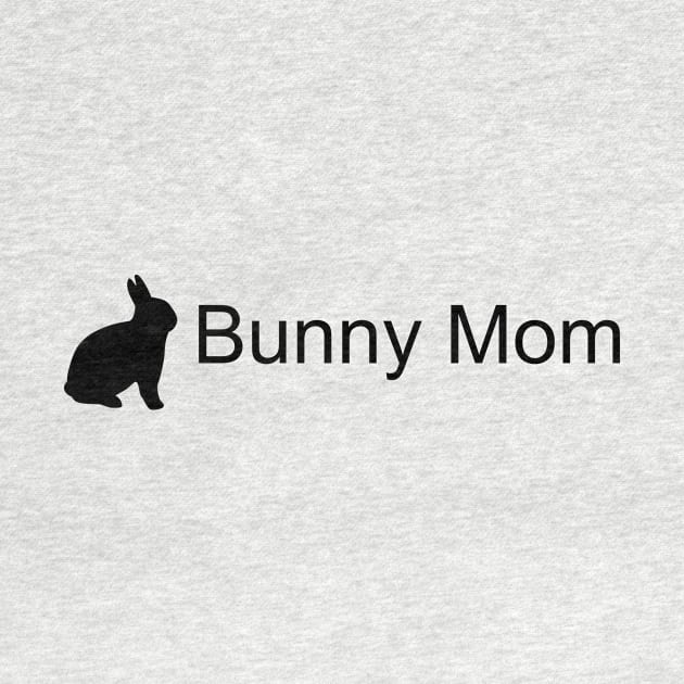 Bunny Mom Rabbit Silhouette by Beautiful Cuteness